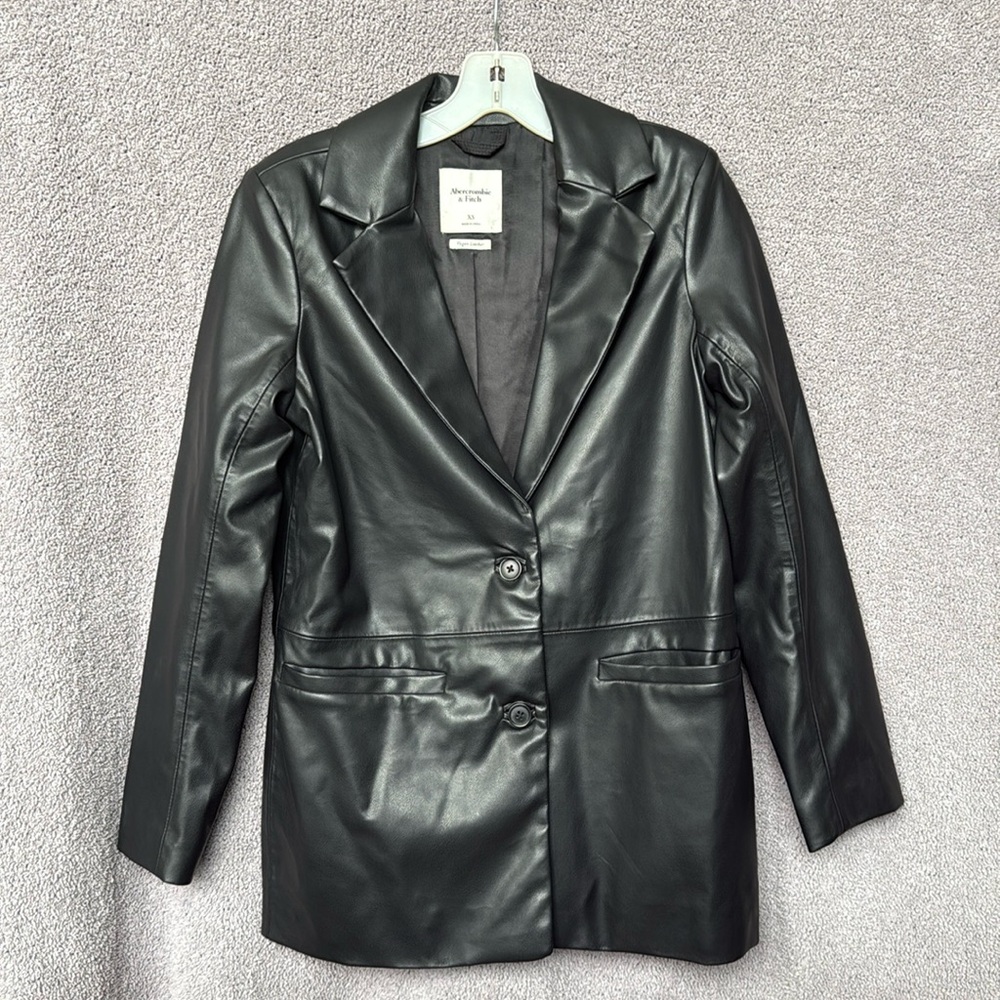 Abercrombie & Fitch Vegan Leather Jacket